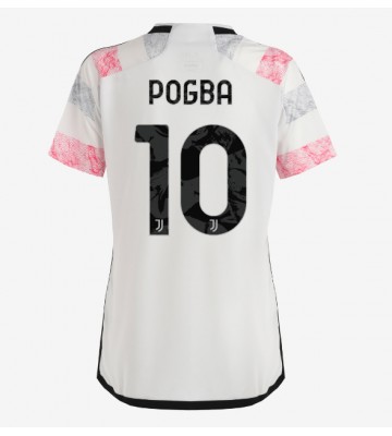 Juventus Paul Pogba #10 Bortatröja Kvinnor 2023-24 Kortärmad